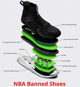 Shoes that make you jump higher banned from NBA