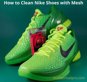 how to clean nike shoes with mesh