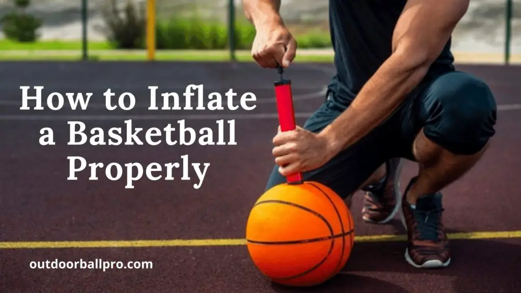 how to inflate a basketball