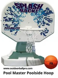 basketball hoop for poolside