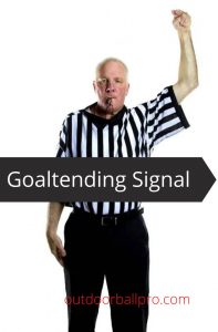 basketball goaltending signal