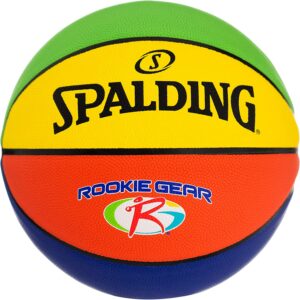 Spalding Rookie Gear Youth Multi-Color Indoor/Outdoor Basketball